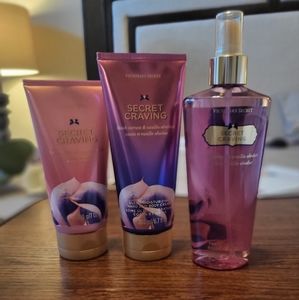 Rare Victoria Secret Sweet Cravings Trio Brand New with Tags Never Used